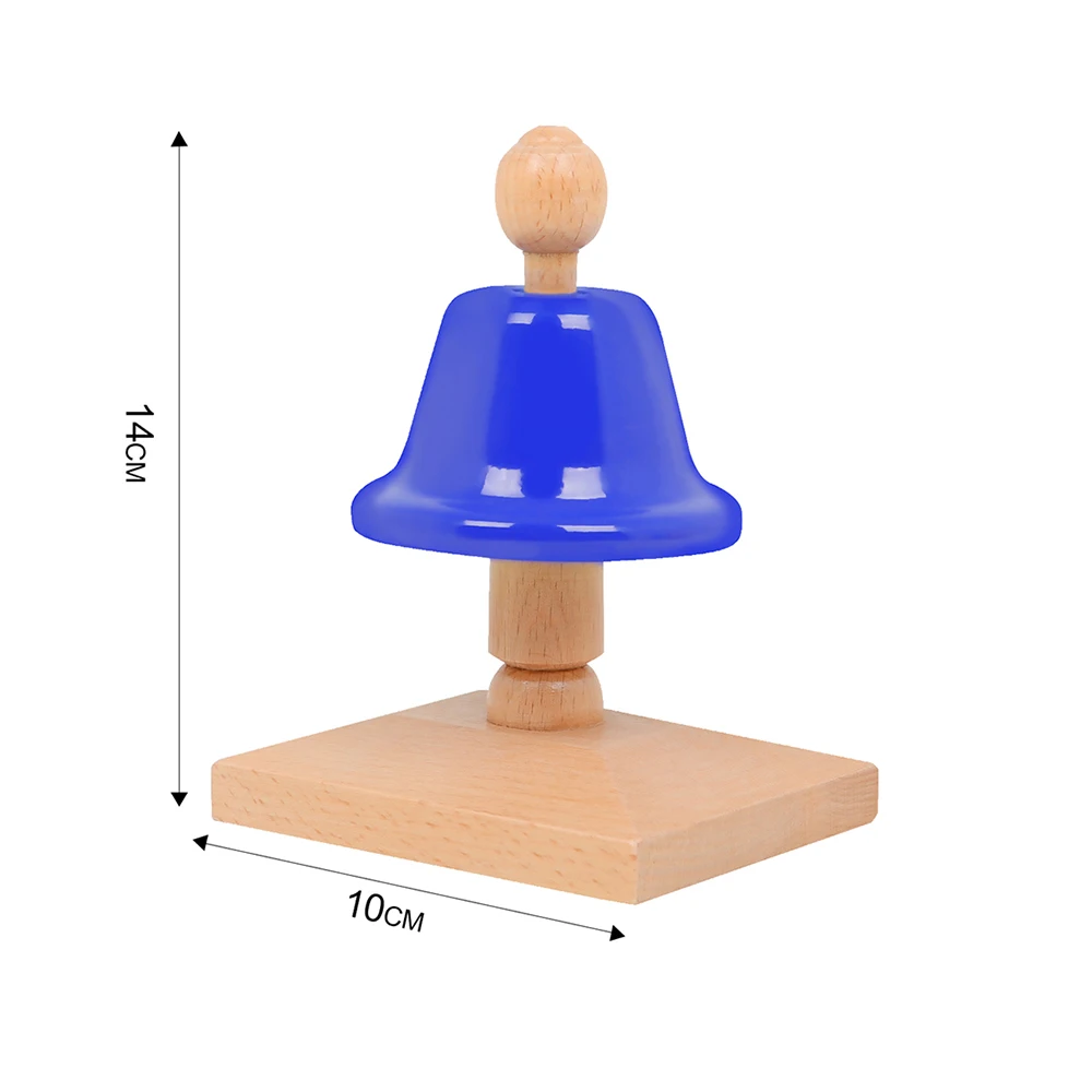 Kids Musical Instrument Toys Handbell Hand Bell Eight Tone Colorful Class Bell Baby Early Education Christmas Gift