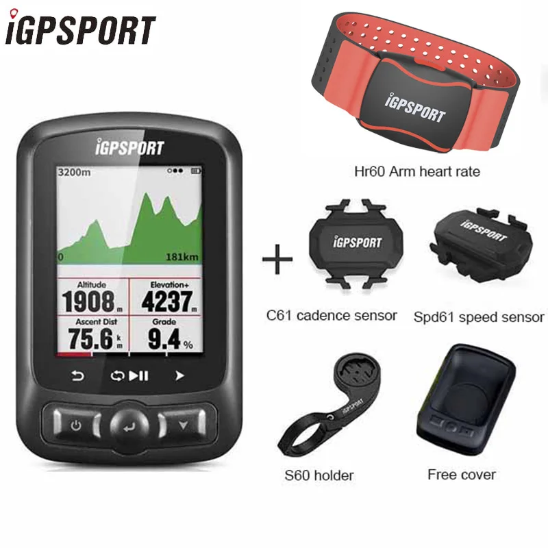 I GPS порт Igs618 велосипедный компьютер Ant + беспроводной спидометр