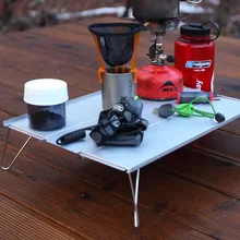 Открытый стол открытый квадратный кемпинг складной стол Меса складывающийся стол pliante mesa стол из алюминиевого сплава 35*25*11 см