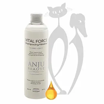 

ANJU VITAL FORCE BEAUTE BEST Professional Repair Restore KERATIN Shampoo for Cats & Dogs PRO 250ml