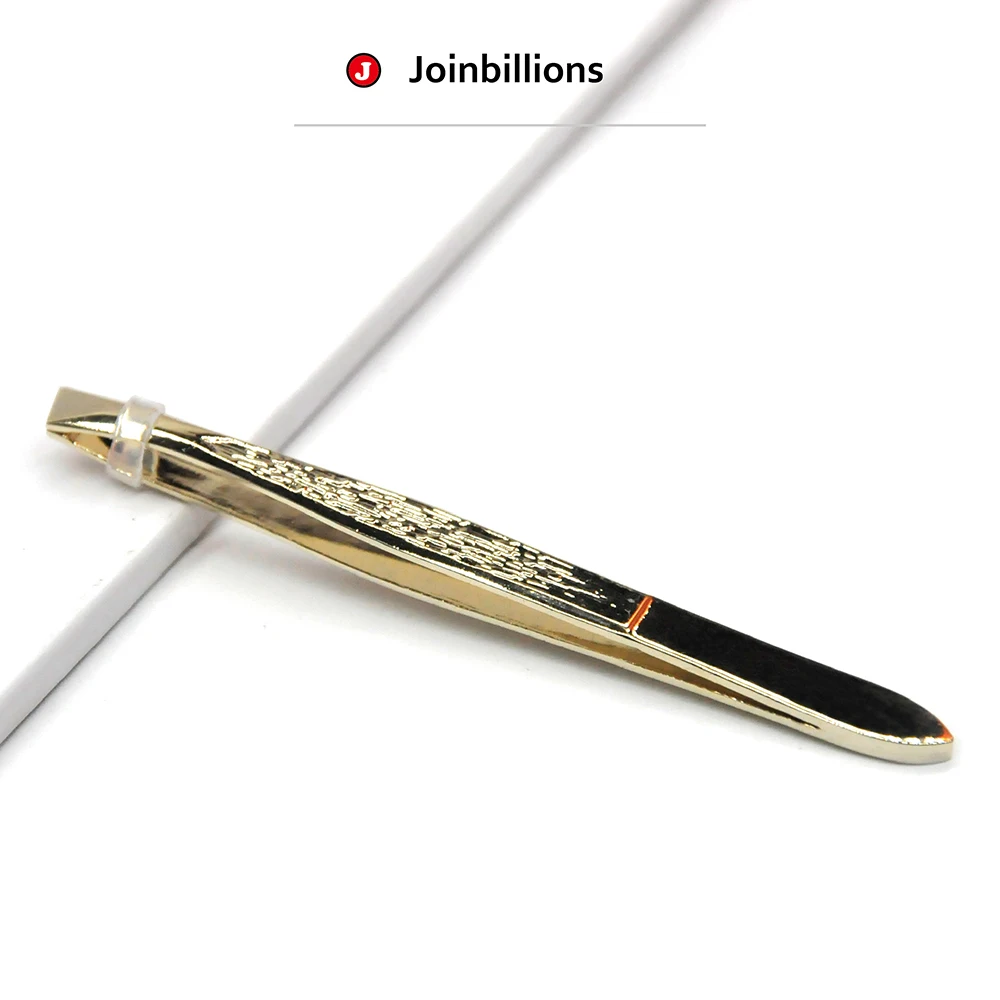 

Golden Plating Steel Eyelash Tweezers Beauty Makeup Eyebrow Removal Hair Trimmer
