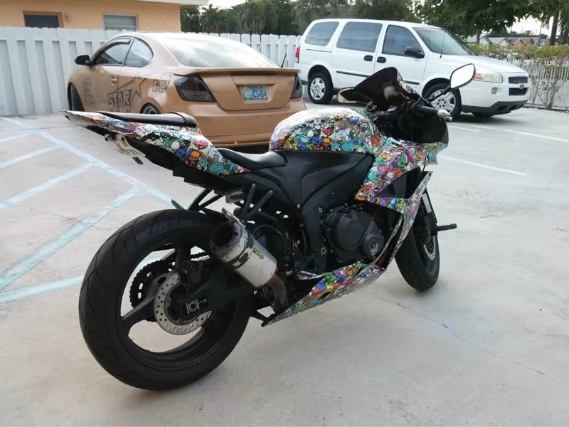 Cartoon JDM Sticker Bomb Vinyl Wrap-7