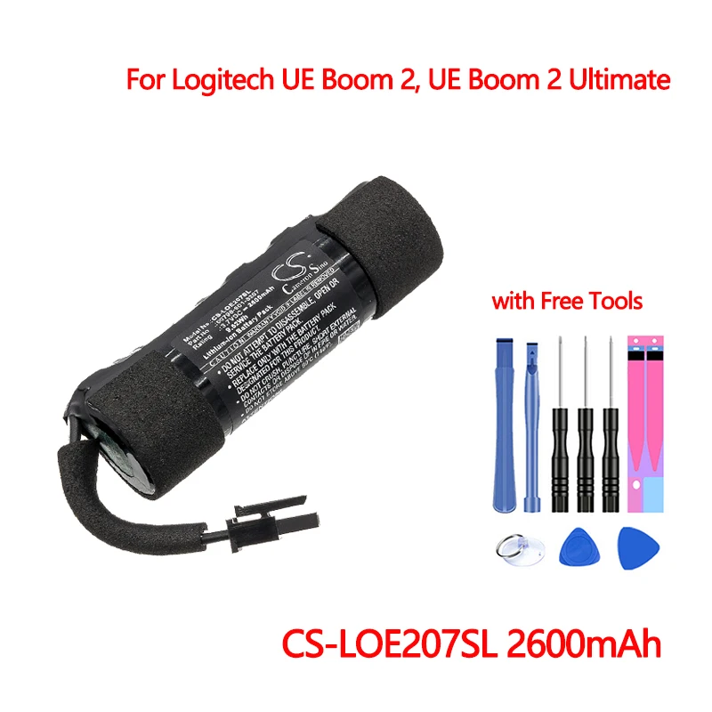Bluetooth Динамик Батарея CS-LOE207SL для Logitech UE Boom 2 бум Ultimate Высокое Качество Батареи AKKU