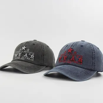 

men and women cap Do the old Spring and autumn Simple with visor Embroidery Baseball caps hat outdoor leisure