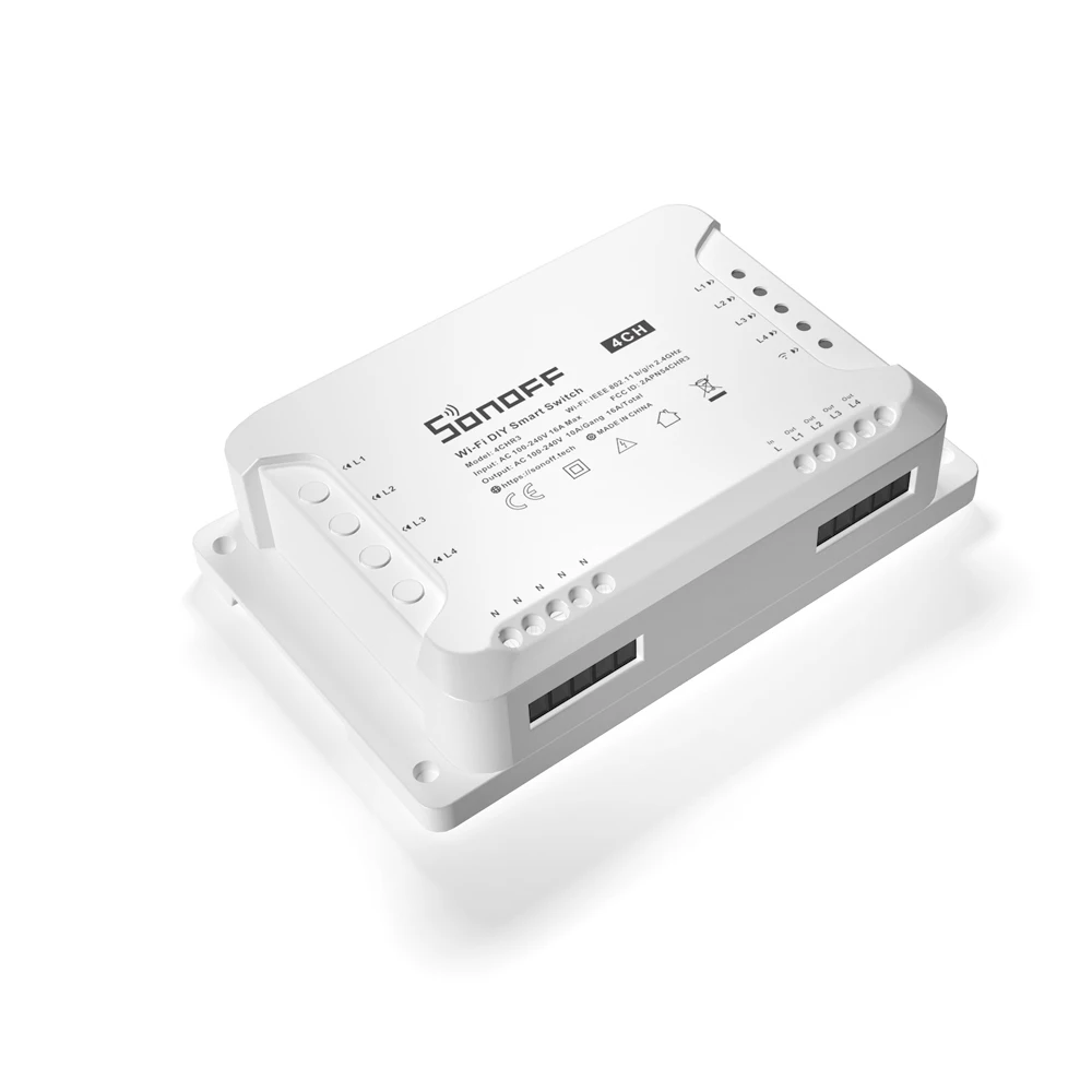 Modo de Trabalho Bloqueio de Travamento Sonoff Gang Wifi Interruptor Inteligente 3 Inter Automático Casa Faça Você Mesmo Via Ewelink App 4ch r3 4 - Image 4