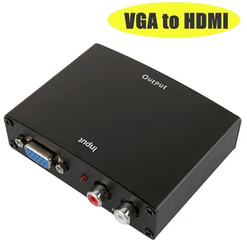 

VGA to HDMI Converter Cable Adapter With Audio 1080P VGA HDMI Adapter for PC Laptop Connect to HDTV VGA2HDMI for HDTV TV BOX DVD