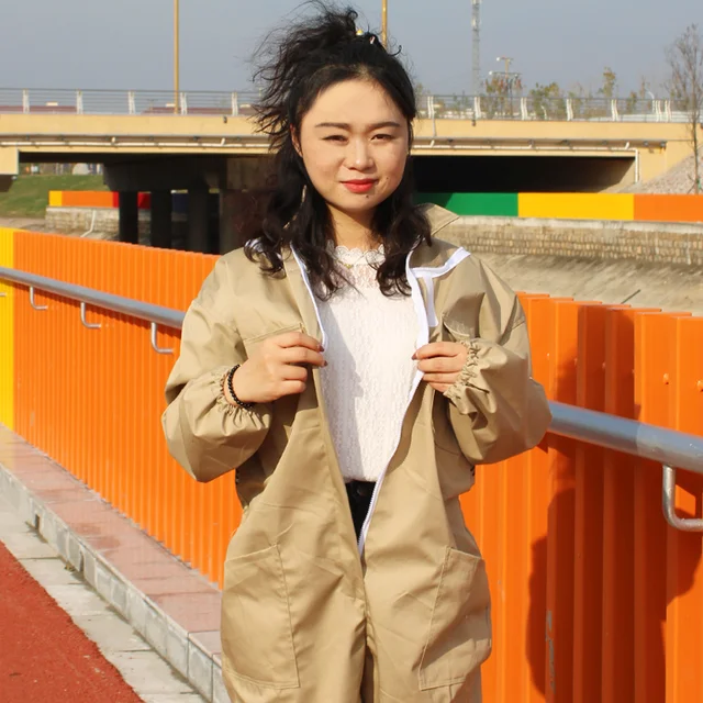 1Db Méhészeti Felszerelés Khaki Apicultura Öltöny Szellőztetett Méhek Tartozékaihoz Méhész Eszközök - Image 2