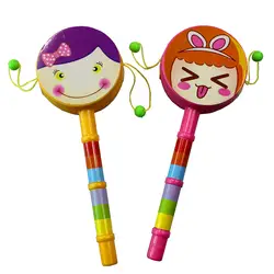 Новый стиль, креативная детская игрушка, погремушка с героями мультфильмов, барабанная погремушка для детей раннего возраста, shou yao gu