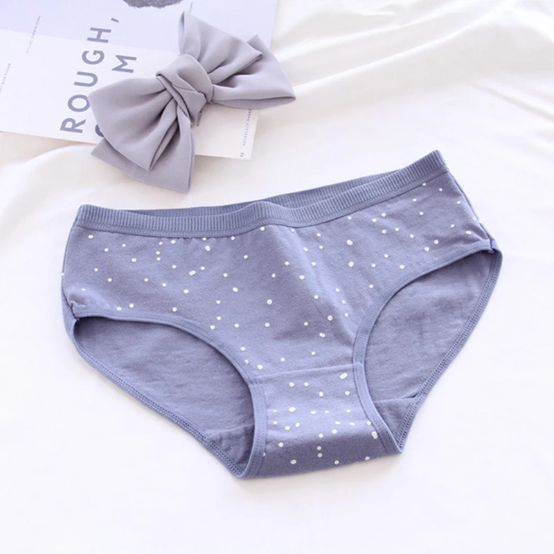 D Cotton Women's Panties Polar Bear Pattern Cotton Underwear Gril Briefs Lingerie Ladies Underpants Cartoon Intimate Female Panty - Цвет: D