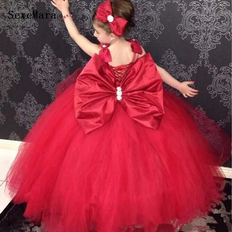 

Vintage Flower Girls Dress for Wedding Evening Children Birthday Party Pageant Long Gown Kids Dresses for Girls Formal Clothes