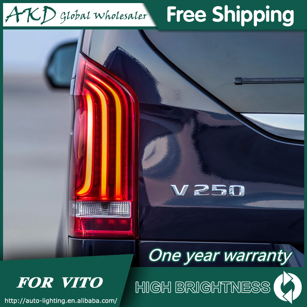 Задний фонарь для автомобиля Benz VITO- V250 V260L светодиодная сигнальная лампа Противотуманные фары DRL дневные ходовые огни тюнинг автомобильные аксессуары