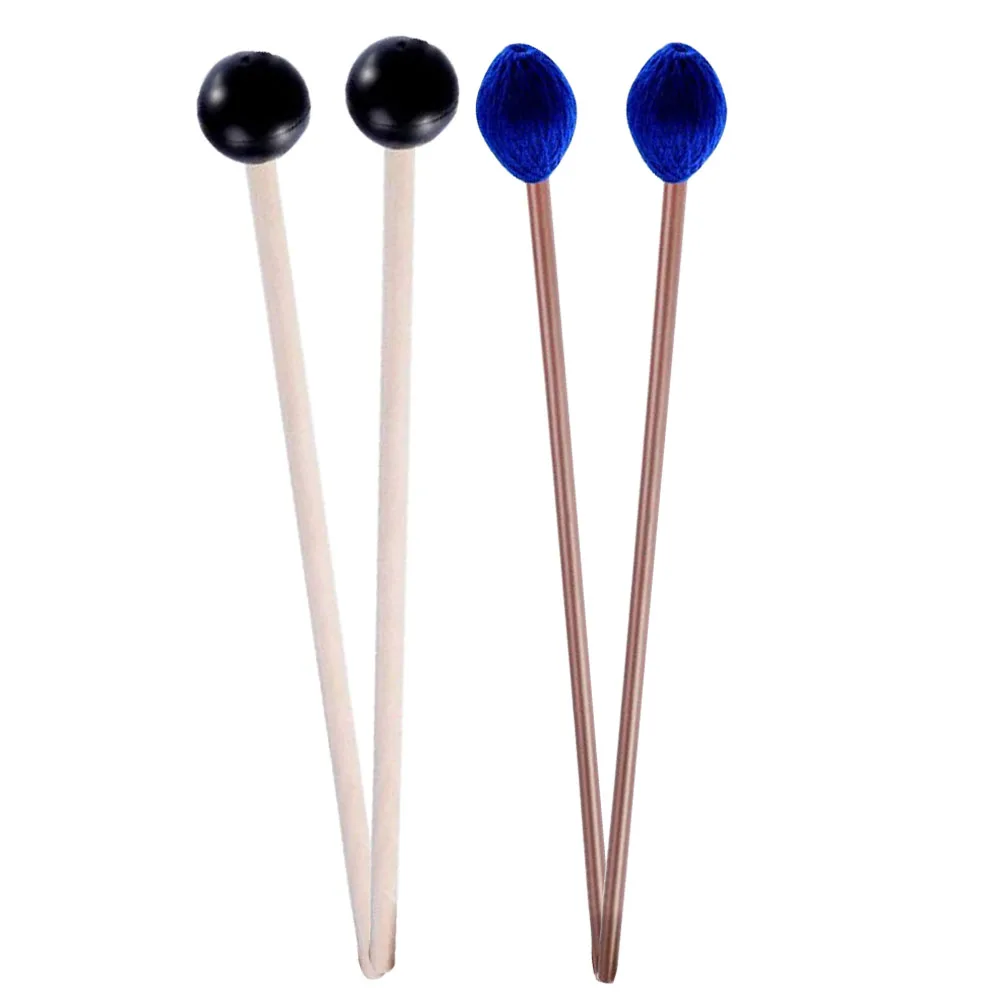 Rubber Mallet Long Handle Practical Marimba Portable Universal Instrument Accessories Glockenspiel Stick Professional Musical - Color: 3