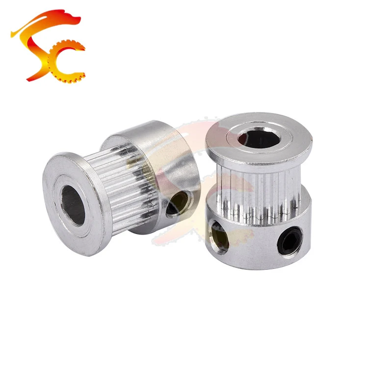 

1pcs/lot Alumium GT2 Timing Pulley 17 teeth Bore 5mm for width 6mm belt and For 3D printer GT2 17teeth Free shipping