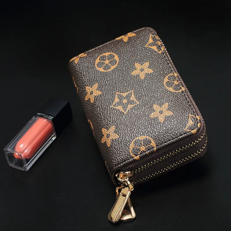 

Vintage Printed Wallet Fashion Organ Wallet 10 Card Holder Document Package Factory Supply of Goods Factory Direct Wholesale a G