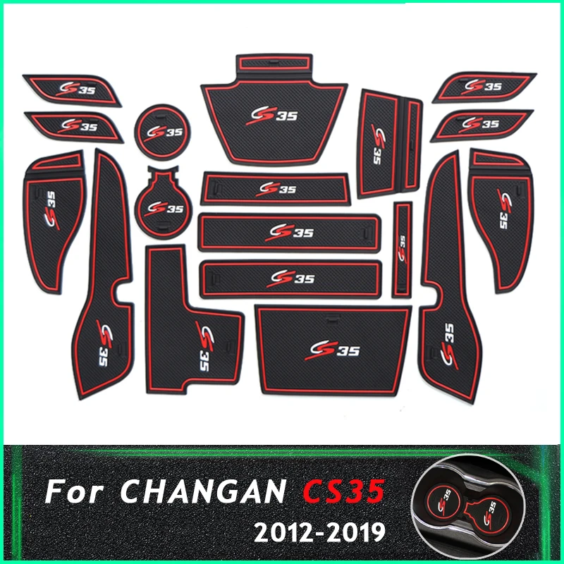 RKAC ворота Слот коврик для CHANGAN CS35 2012-2019 двери паз автомобильный | Наклейки для салона авто -4000130187726