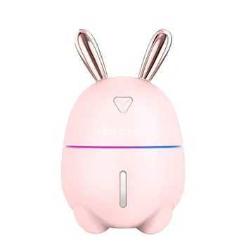 

Desktop Humidifier 300Ml Mini Size Usb Cool Rabbit Humidifier With Adjustable Mist Mode Waterless Auto Shut-Off