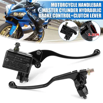 

Pair 7/8" Motorcycle Handlebar Master Cylinder Hydraulic Brake Control + Clutch Lever For Honda C/CR/CRF/XL/XR