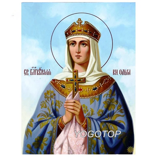 Белый Алмазная картина "сделай сам", алмазная картина, стразы, квадратная круглая Алмазная вышивка, полный дисплей, мозаика, религия, икона, искусство YY2000 - Цвет: Белый