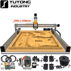 Kit complet de gravure et sculpture CNC plomb 4 axes, fraiseuse 1515 