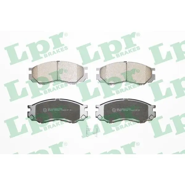 Колодки тормозные MITSUBISHI L200/L300/SPACE GEAR 94- передние L
