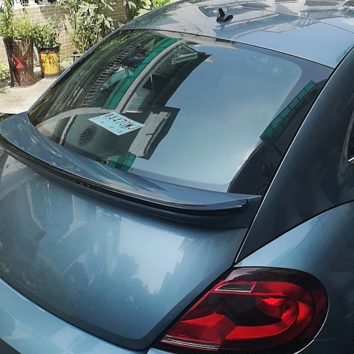 Багажник автомобиля губы крыло задний спойлер для Volkswagen Beetle 2013 Стайлинг Литье отделка - Цвет: Light Blue