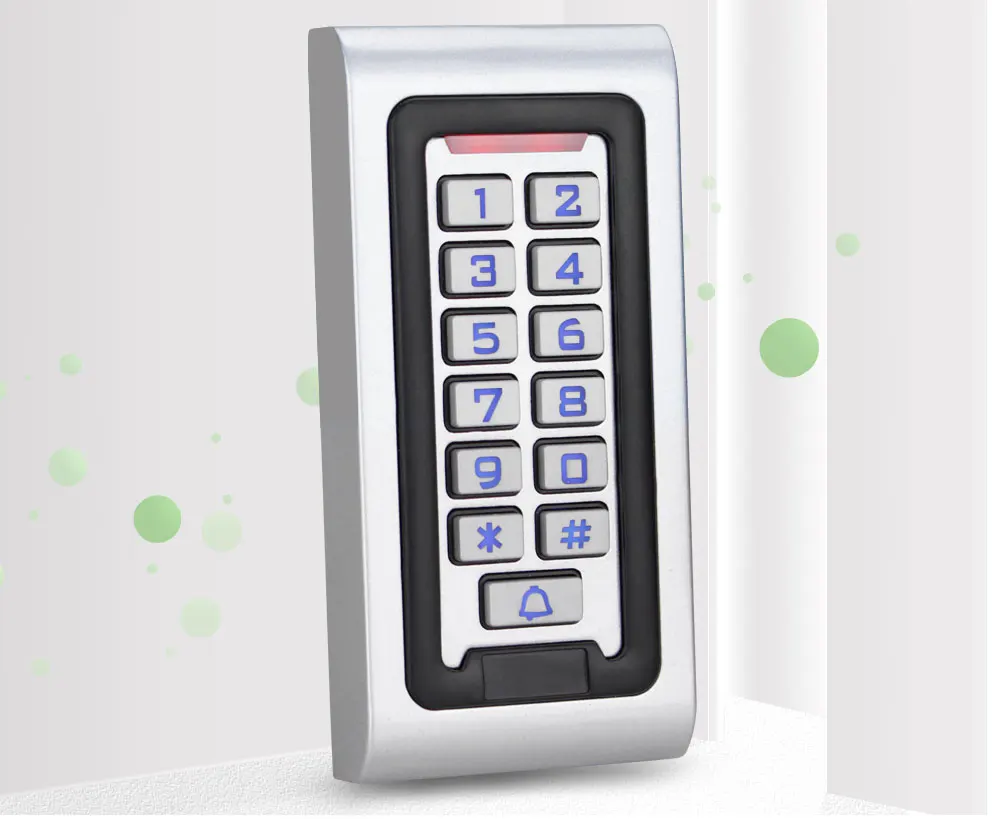 IP68 Водонепроницаемая клавиатура контроля доступа RFID система контроля доступа двери открытый металлический корпус подсветка WG26 устройство для считывания em-карт+ 10 ключей