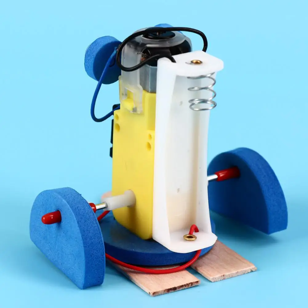 Обучающие и обучающие игрушки Мини DIY сборка Ming ползающий робот набор деревянная
