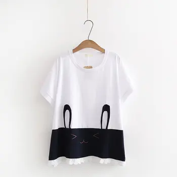 

2018 New Printed Women T-shirts small Summer Short Sleeve Female T shirt Women Clothing