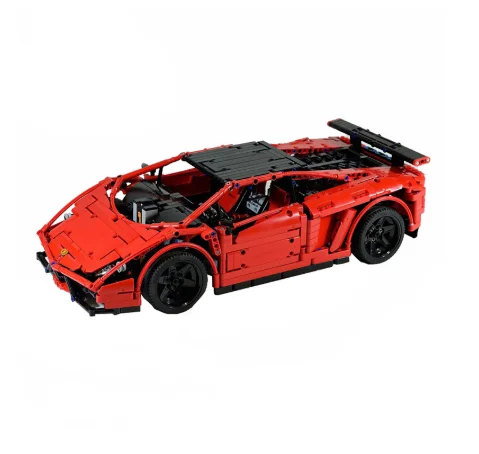 Конструкция для MOC Lamborghini Audi R8 V10 Ferrarii 458 bloques de convicción Kit de juguete DIY educativo nivienos regalo