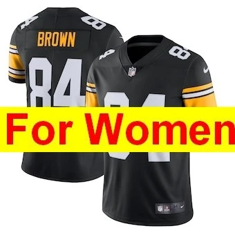 Женщины Питтсбург Бен роэтлисбергер Antonio коричневый T.J. Watt JuJu Smith-Schuster Black Alternate Vapor Untouchable Limited Jersey - Цвет: Небесно-голубой