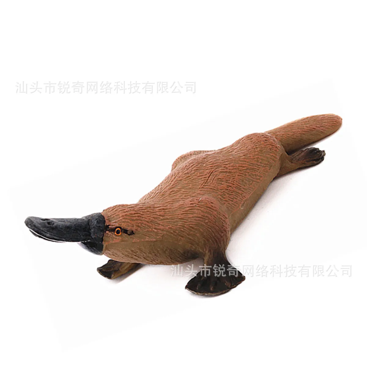 Solid Static Wild Animal Model Environmentally Friendly Plastic Children Hand Puppet Model Platypus Decoration Hot Selling