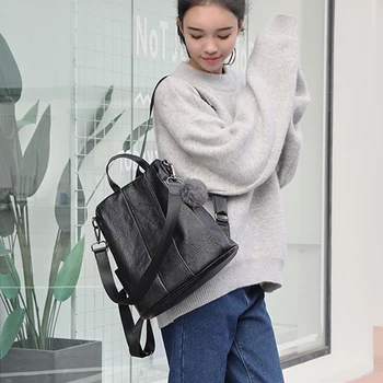 

AMELIE GALANTI Backpack women bag 2019 new stylish simple backpack travel backpack school bags for teenage girls new fashion