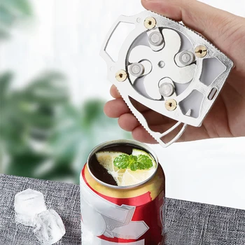 

New Wood Topless Can Opener Mini Jar Can Canister Opener Manual Brink Easy to Use Opener Food Grade Beer Kitchen Simple Tools