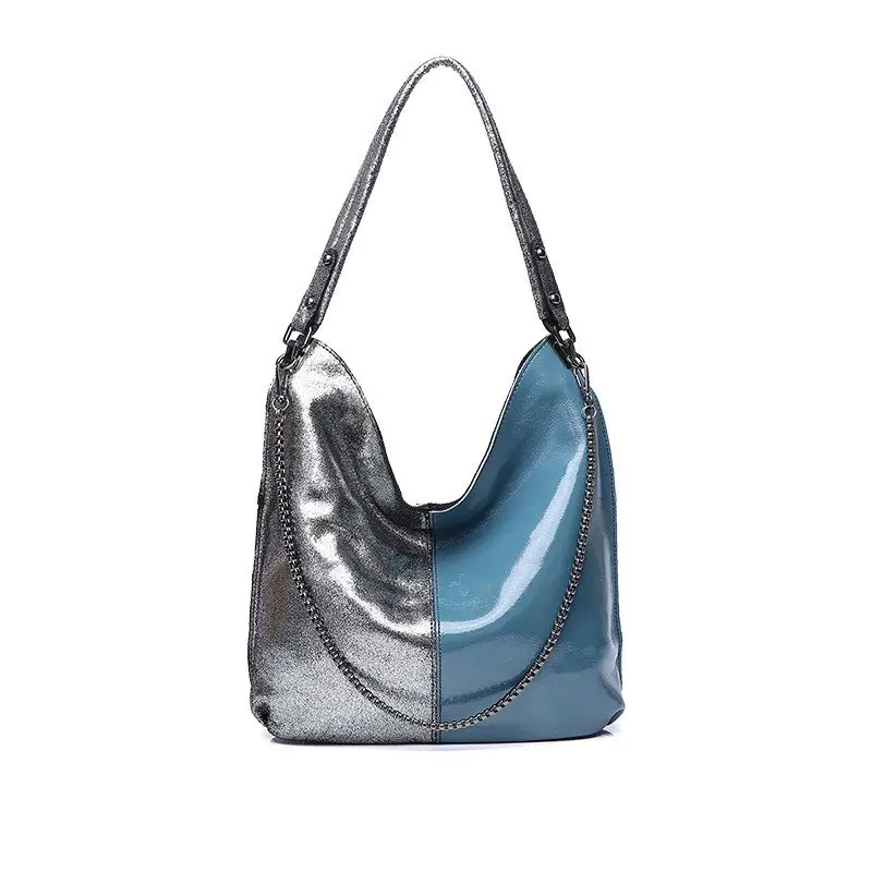 

Female Patchwork Pattern Women Brand Shoulder Bag Designer Chain ladies Crossbody Bag luxury Fashion Tote Bags 2020 New