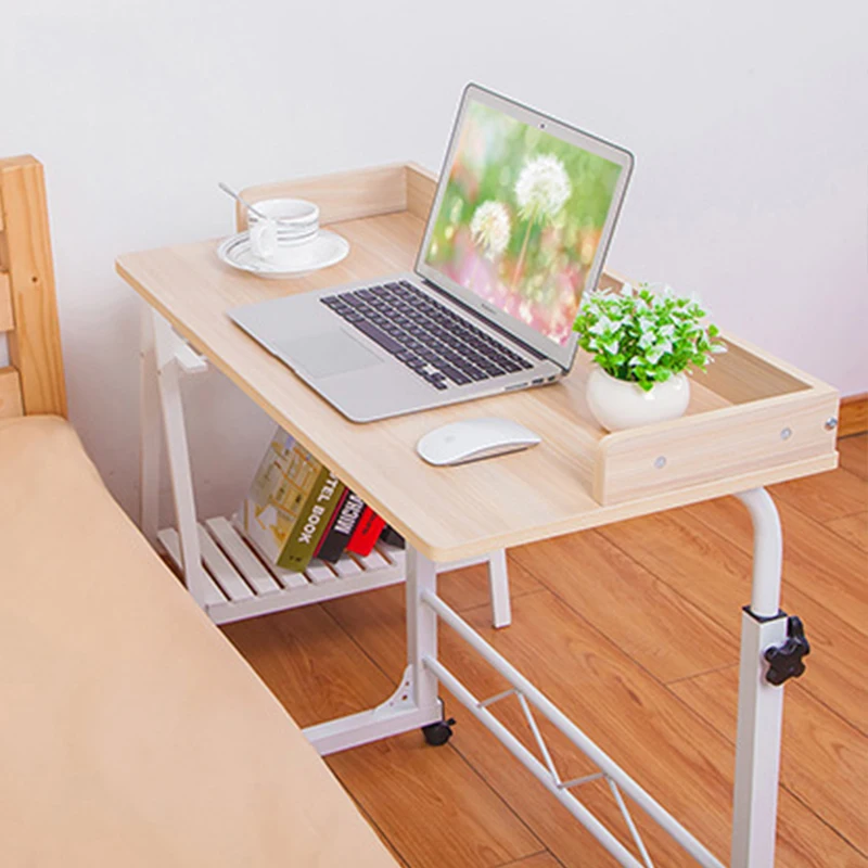  80*40cm Large size Desktop computer Table Adjustable Portable Laptop Desk Rotate Laptop Bed Table C