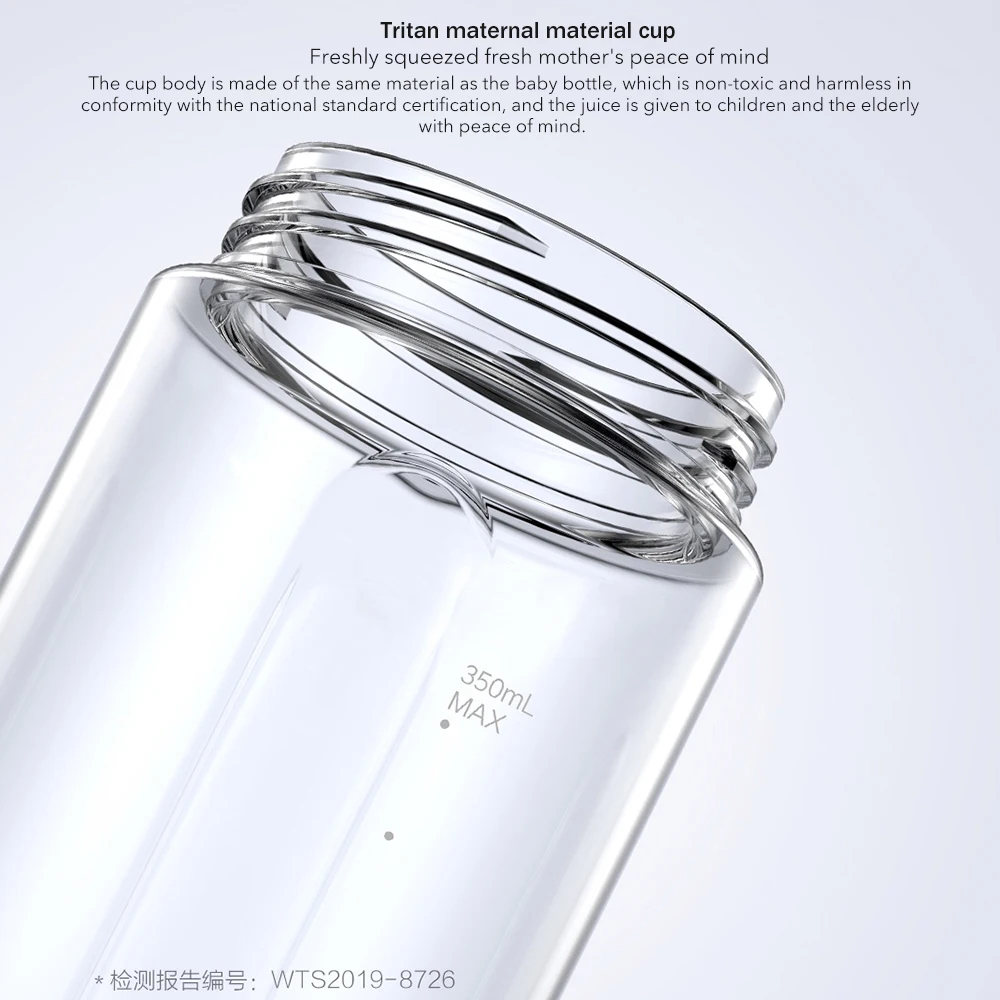 Xiaomi Mijia Viomi портативный небольшой блендер соковыжималка фруктовая чашка Электрический кухонный миксер кухонный комбайн 45 секунд быстрая защита сока