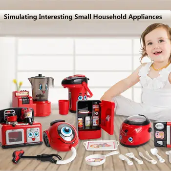 

Kids Mini Simulation Household Electronic Appliance Play Toys Set Interesting Home Kitchen Appliances Educational Toys