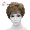 StrongBeauty-peluca completa de cabello sintético para mujer, pelo natural Rizado corto, esponjoso, 11 colores ► Foto 2/5