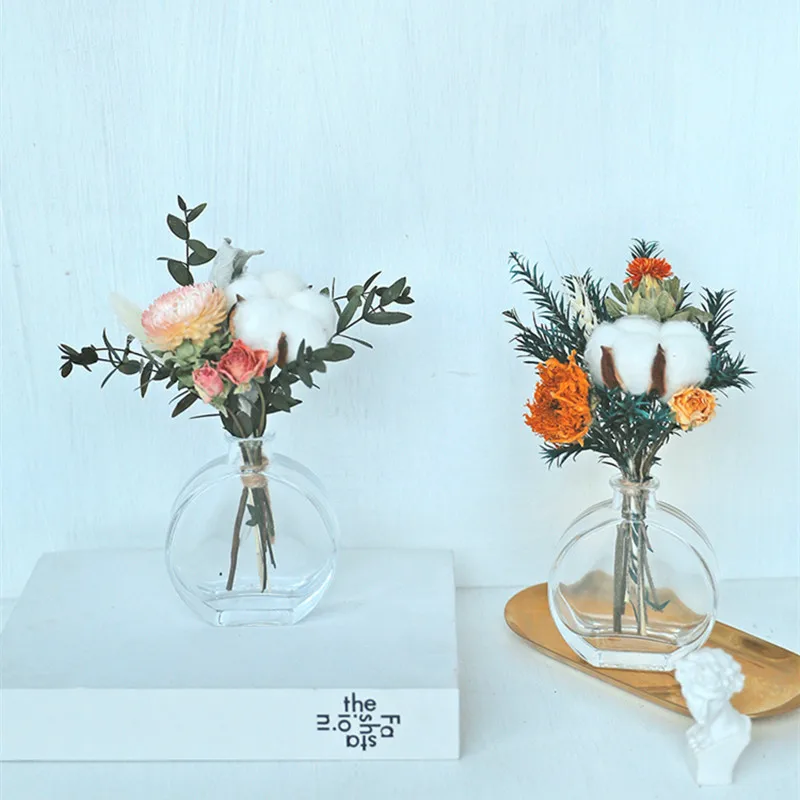 1Bunch Light Luxury Natural Ins wind Immortal Real Dried Bouquet Fashion Creative Living Room Home Decoration Arrangement