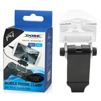 

For PlayStation 4 Smart Mobile Phone Clamp Mount Holder for PS4 PS4 Slim PS4 Pro Controller Adjustable Clip Clamp Game Accessory