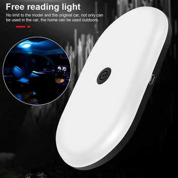 

LED Car Vehicle Interior Dome Roof Ceiling Reading Trunk Light Lamp USB Charging Multifunctional _WK