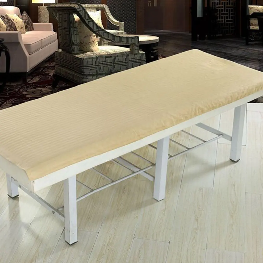 beige Комфортная простыня для массажа красоты 80*190 см, переносная эластичная простыня на стол для спа-салона, хлопковая простыня для салонов красоты - Цвет: beige