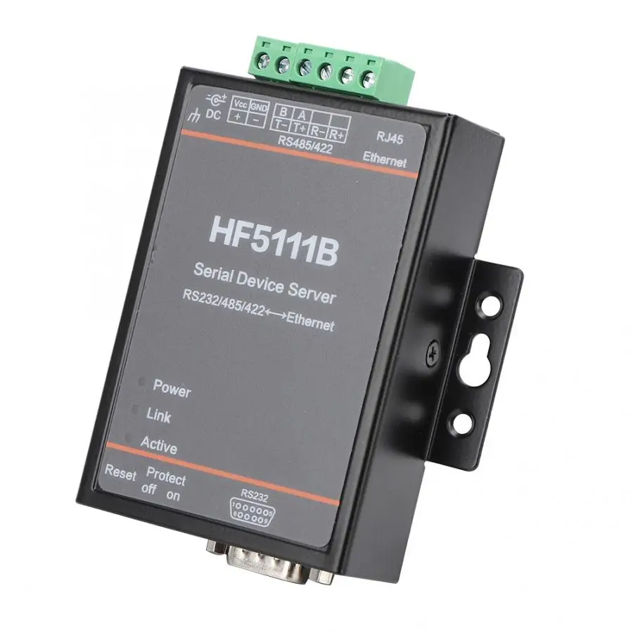 HF 5111B сервер последовательных устройств 3 в 1 RJ45 RS232/RS485/RS422 к Ethernet последовательный
