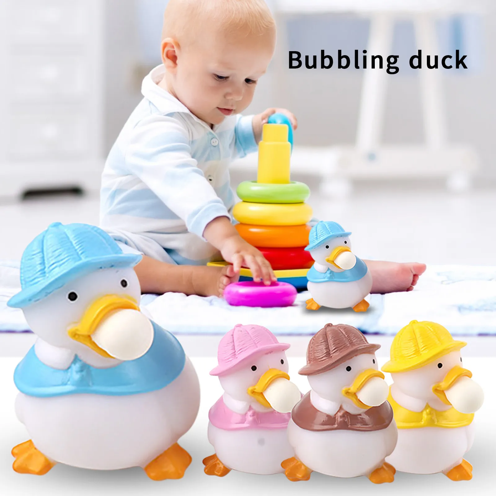 1 шт. симпатичный мультяшный декомпрессионный артефакт сжимание пузырьков утка