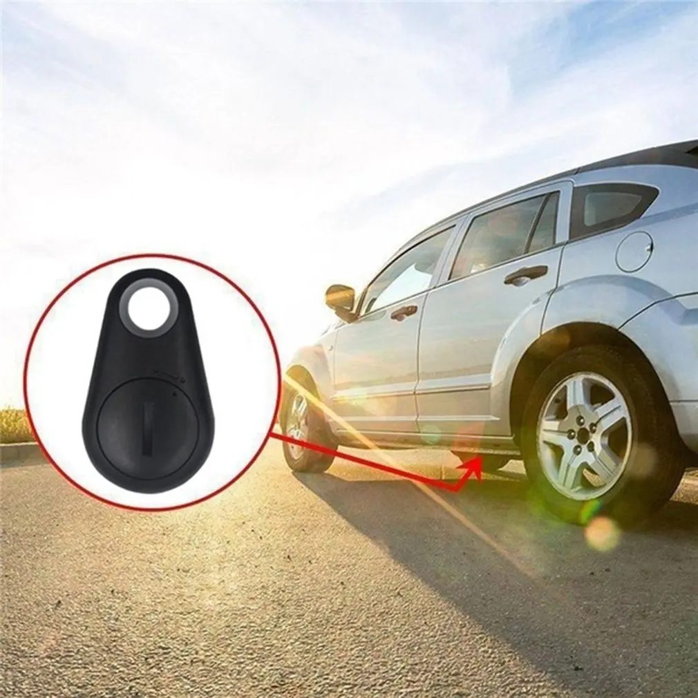 Mini Fashion Smart Dog Pets Bluetooth 4.0 GPS Tracker Anti-lost Alarm Tag Wireless Child Bag Wallet Key Finder Locator elderly sos alarm