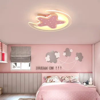 

Modern Ceiling Lamp LED Star and Moon Ceiling Lights Cartoon Child Kids Lamp Home Decor Suspension Luminaire Lighting Fixtures
