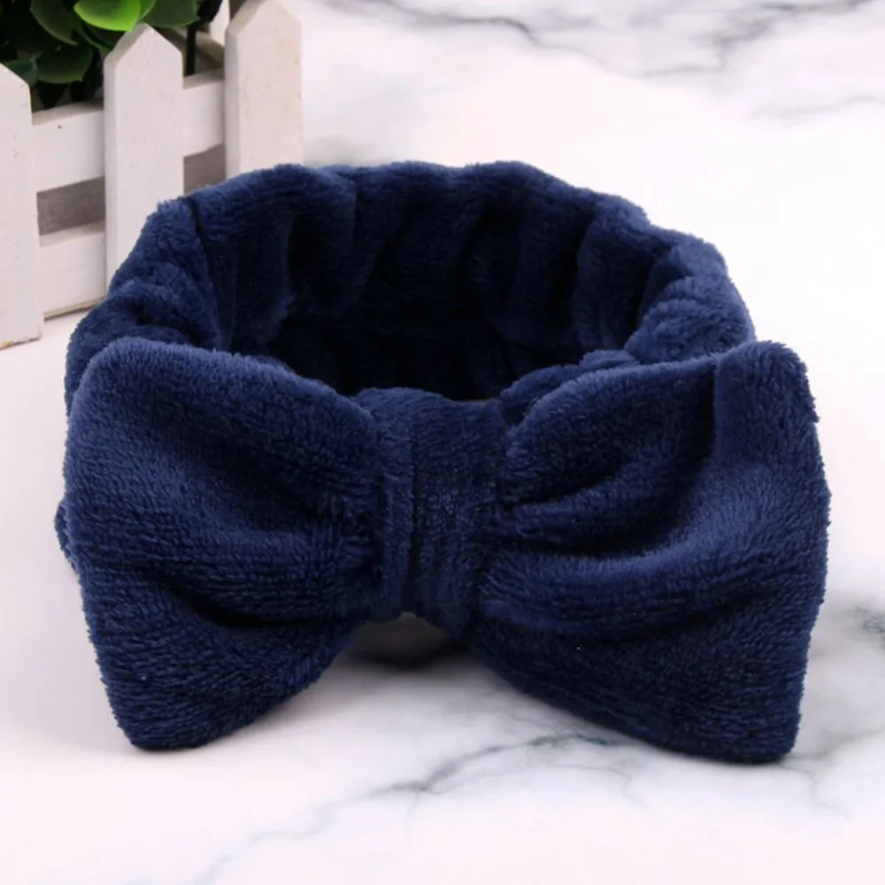 large hair clip 2021 Women Makeup Coral Fleece Headband Wash Face Soft Hair Holder Elastic Top Knot Hairbands Girl Headwear Hair Accessories goody hair clips Hair Accessories