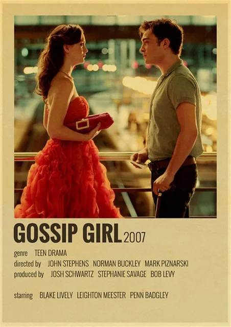 Retro classic movie TV show Harlem Kinzel/Lucifer retro canvas print poster modern art poster room/bar decoration X4326