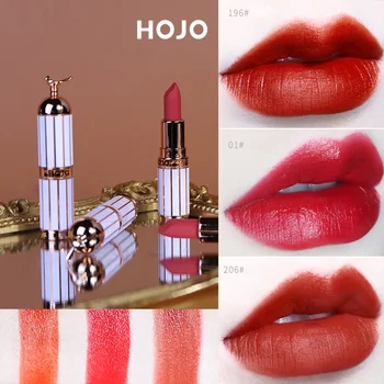 

Matte Velvet Lipstick Smooth Deep Moisturizing Lipstick Lip Gloss Lip Glaze Waterproof Long Lasting Lip Makeup Cosmetics TSLM1
