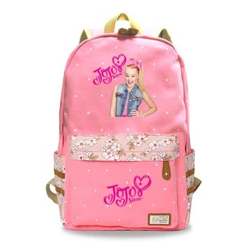 

JoJo Siwa Women Travel Shouler Backpack Students Girls School Bookbags New Casual High Quality Mochila Beautiful Laptop Rucksack